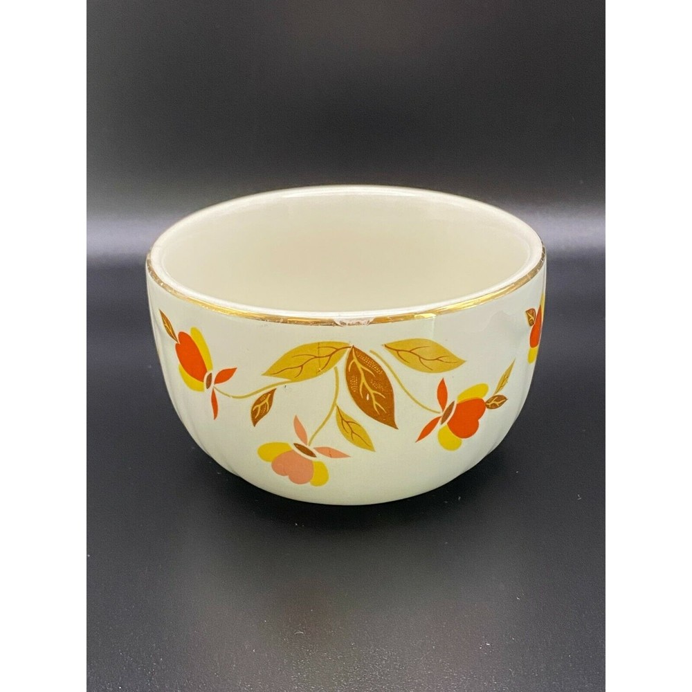 Vintage Hall Jewel Tea Autumn Leaf Custard Cup #3